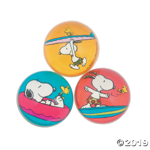Peanuts® Summer Bouncy Ball Assortment (Per Dozen)