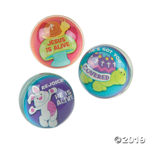 Easter Inspirations Bouncy Ball Assortment (Per Dozen)
