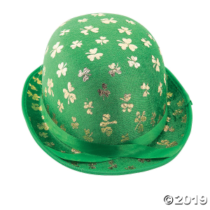 Gold Shamrock Derby Hat (1 Piece(s))