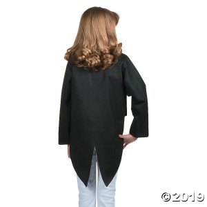 Kid's Black Tuxedo Jacket with Tails (1 Piece(s))