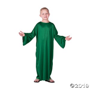 Kids' Small Green Nativity Gown