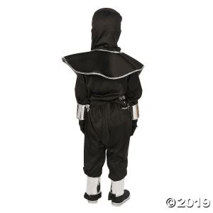 Boy's Silver Mirror Ninja Costume - Small (1 Set(s))