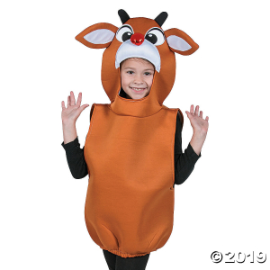 Kid's Shiny Nose Rudolph the Red-Nosed Reindeer® Costume (1 Piece(s))