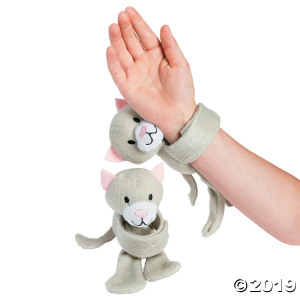 Hugging Stuffed Cat Bracelet (Per Dozen)