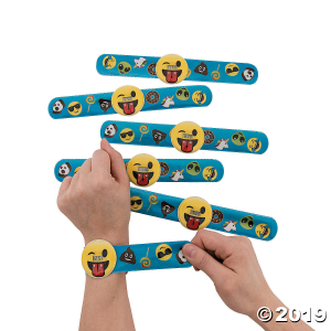 Emoji Slap Bracelet Watches (Per Dozen)