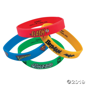Justice League Rubber Bracelets (4 Piece(s))
