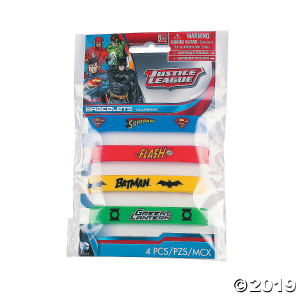 Justice League Rubber Bracelets (4 Piece(s))