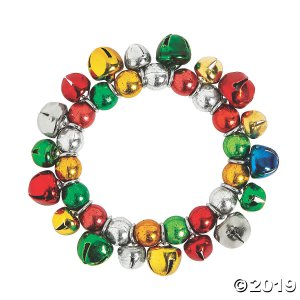 Jingle Bell Christmas Bracelets (Per Dozen)