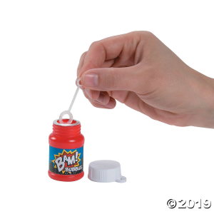 Action-Packed Mini Bubble Bottles (24 Piece(s))