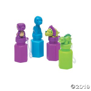 Little Dino Bubble Bottles (Per Dozen)