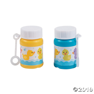 Mini Rubber Ducky Bubble Bottles (24 Piece(s))