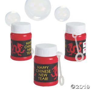 Chinese New Year Bubble Bottles (24 Piece(s))