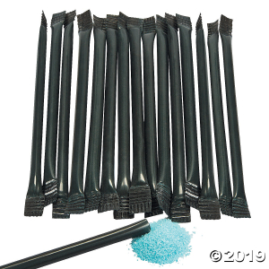 Black Candy-Filled Straws (240 Piece(s))