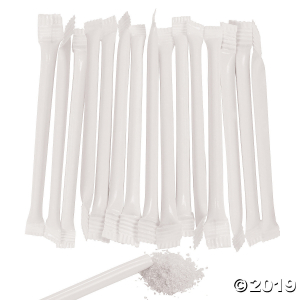 White Candy-Filled Straws (240 Piece(s))