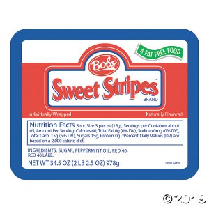 Sweet Stripes® Mint Candy Tub (120 Piece(s))