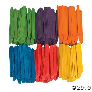 Rainbow Craft Sticks (300 Piece(s))