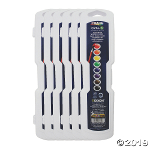 Prang® Watercolors, Oval Pans, 8 Color with Brush, 6 Sets (6 Piece(s))