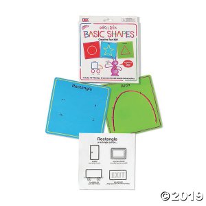 Wikki Stix® Basic Shapes Cards Kit, Pack of 2 Kits (2 Piece(s))