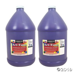 Sargent Art® Art-Time® Tempera Paint, Gallon, Violet, Pack of 2 (2 Piece(s))
