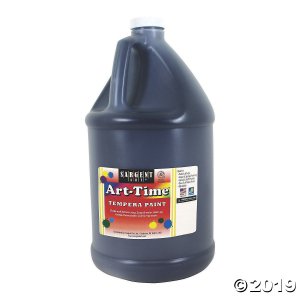 Sargent Art® Art-Time® Tempera Paint, Gallon, Black, Pack of 2 (2 Piece(s))