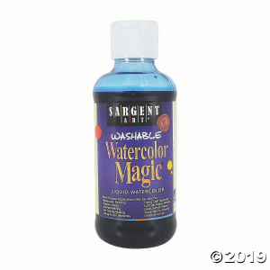 Sargent Art® Washable Watercolor Magic® Paint, 8 oz, Blue, Pack of 6 (6 Piece(s))