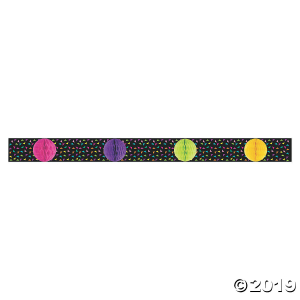 3D Confetti Classroom Bulletin Board Borders (Per Dozen)