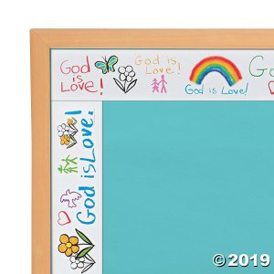 Carson-Dellosa® Kid-Drawn God Is Love Bulletin Board Border (1 Set(s))