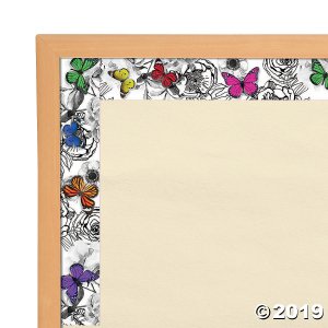 Schoolgirl Style Whimsy Butterflies Bulletin Board Borders (Per Dozen)