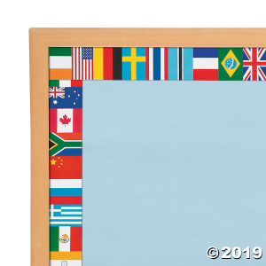 Edupress® Flag Bulletin Board Borders (Per Dozen)