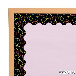 Carson-Dellosa® Neon Sunglasses Scalloped Bulletin Board Borders (1 Set(s))