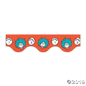 Dr. Seuss Thing 1 & 2 Bulletin Board Border (Per Dozen)