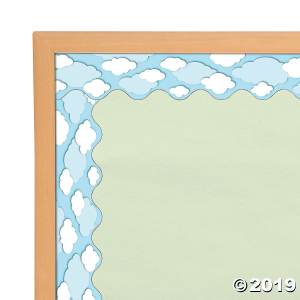 Carson-Dellosa® Clouds Scalloped Bulletin Board Borders (1 Set(s))