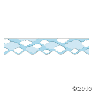 Carson-Dellosa® Clouds Scalloped Bulletin Board Borders (1 Set(s))