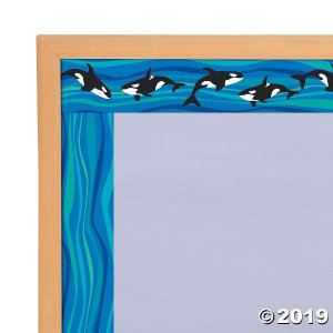 Barker Creek® Double-Sided Whale Bulletin Board Borders (1 Set(s))