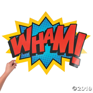 Jumbo Superhero Word Cutouts (6 Piece(s))