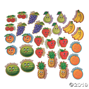 Fruit of the Spirit Mini Cutouts (30 Piece(s))