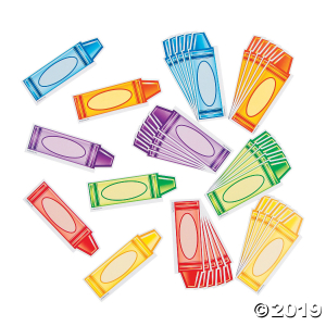 Edupress® Crayon Mini Accent Cutouts (36 Piece(s))