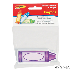 Edupress® Crayon Mini Accent Cutouts (36 Piece(s))