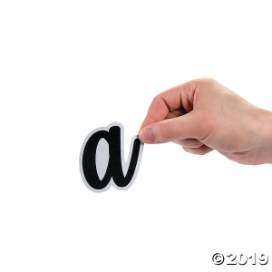 Lowercase Script Bulletin Board Letters (1 Set(s))