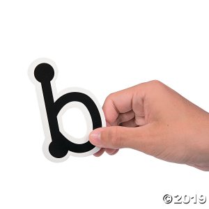 Black Dot-to-Dot Lowercase Letters (1 Set(s))