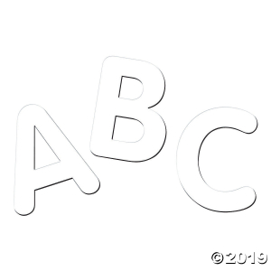 Pacon® White Self-Adhesive Letters (1 Set(s))