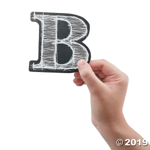 Chalkboard Letter Pop-Outs (1 Set(s))