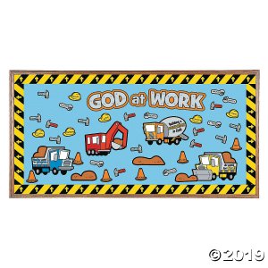 God At Work Construction Bulletin Board Set (1 Set(s))