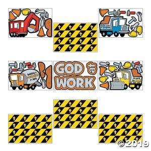 God At Work Construction Bulletin Board Set (1 Set(s))