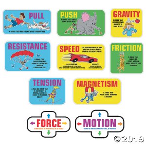 Forces of Motion Mini Bulletin Board Set (1 Set(s))