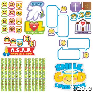 Faith Emoji Bulletin Board Set (1 Set(s))