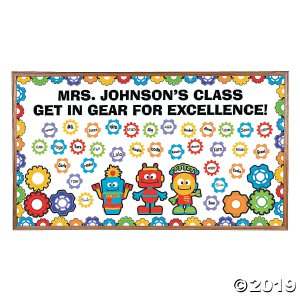 Robots & Gears Bulletin Board Set (1 Set(s))