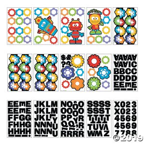 Robots & Gears Bulletin Board Set (1 Set(s))