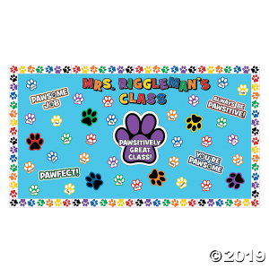 Paw Print Bulletin Board Set (1 Set(s))