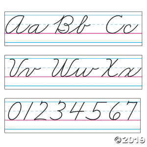 Zaner-Bloser Cursive Alphabet Bulletin Board Set (1 Set(s))